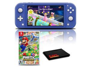 Nintendo Switch Lite Blue with Mario Party Superstars Game