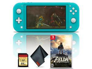 Nintendo Switch Lite Turquoise with Zelda Breath of the Wild and 64GB Memory