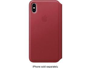 Apple Leather Folio (for iPhone Xs Max) - (Product) RED