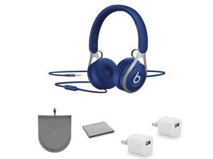 Beats by Dr. Dre Beats EP On-Ear Headphones (Blue) ML9D2LL/A Kit with USB Adapter Cube