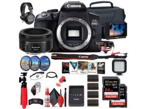 Canon EOS Rebel 850D / T8i DSLR Camera (Body Only)  + 4K Monitor + Canon EF 50mm