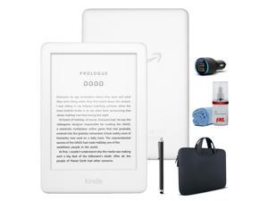 Amazon Kindle 6" 8GB E-Reader (2019) - White with Basic Accessories