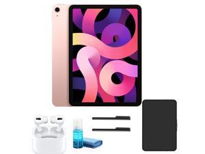 Apple iPad Air 10.9 Inch (64GB, Wi-Fi Only, Rose Gold)) with Apple Airpods Pro