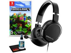 SteelSeries Arctis 1 Wired Gaming Headset Includes 6Ave Cleaning Kit and Nintendo Minecraft