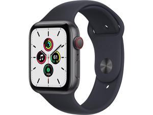 Apple Watch SE GPS  Cellular 44mm  Space Gray Aluminum Case with Midnight Sport Band