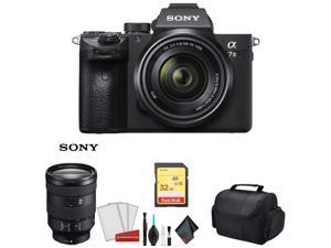 Sony Alpha a7 III Full Frame Mirrorless Digital Camera with 28-70mm Lens with Sony FE 24-105mm f/4G OSS Lens & More - Bundle Kit