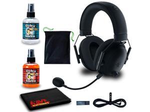 Razer BlackShark V2 Pro Wireless Audio Gaming Headset (Black) with Cleaning Kit