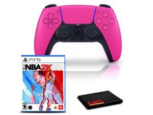 PlayStation 5 DualSense Wireless Controller (Nova Pink) with NBA 2K22