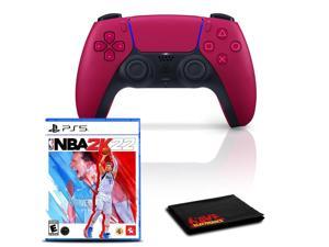 PlayStation 5 DualSense Wireless Controller (Cosmic Red) with NBA 2K22