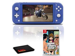 Nintendo Switch Lite Blue with Grand Theft Auto The Trilogy Game