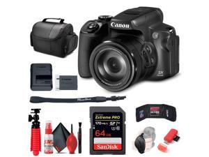 Canon PowerShot SX70 HS Digital Camera (3071C001) + 64GB Card + Reader + More