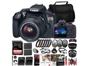 Canon EOS Rebel T6 DSLR Camera W 1855mm Lens  64GB Card  Filter Kit  More