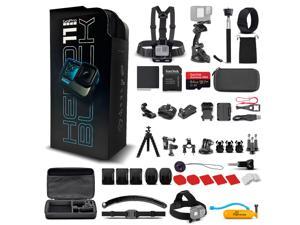 GoPro HERO11 - Waterproof Action Camera + 64GB Card and 50 Piece Accessory Kit