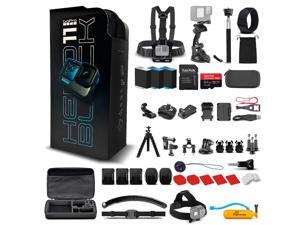 GoPro HERO11 - Action Camera + 64GB Card, 50 Piece Accessory Kit and 2 Batteries