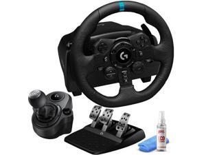 Logitech G923 Racing Wheel and Pedals For PC, PS4, PS5 with Logitech Shifter
