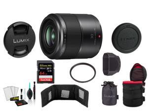 Panasonic Lumix G Macro 30mm f/2.8 ASPH. MEGA O.I.S. Lens with Memory Card (International Model)