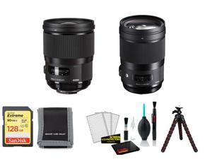 SIGMA 2 LENS Bundle  HSM Art Lenses for Nikon F International Models