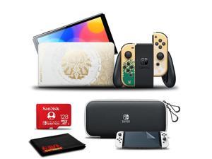 Nintendo Switch OLED Zelda Tears of The Kingdom with Case and 128GB Memory Card