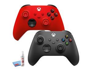 2Pack Microsoft Xbox Wireless Controllers for Xbox Series X Xbox Series S Xbox One Windows Devices  Carbon Black  Pulse Red
