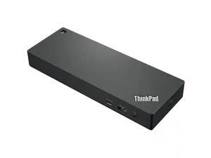 Lenovo ThinkPad Universal Thunderbolt 4 Dock, 4 Displays, Dynamic Power Charging up to 100W, Black