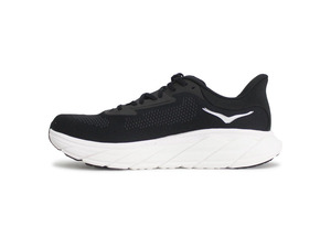 Hoka Mens Arahi 7 Sneaker, Black/White, 8