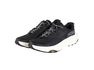 Hoka Mens Transport Sneaker, Black/Alabaster, 8