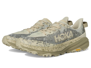 Hoka Mens Speedgoat 6 Sneaker, Oyster Mushroom/Wild Mushroom, 8.5