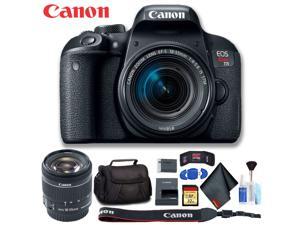 Canon EOS Rebel T7i DSLR Camera with 18-55mm Lens (Intl Model) Deluxe Bundle Canon EOS Rebel T7i DSLR Camera with 18-55mm Lens (Intl Model) Deluxe Bundle