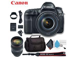 Canon EOS 5D Mark IV DSLR Camera with 24105mm f4L II Lens Intl Model Standard Bundle
