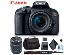Canon EOS Rebel T7i DSLR Camera with 18-55mm Lens (Intl Model) Standard Bundle Canon EOS Rebel T7i DSLR Camera with 18-55mm Lens (Intl Model) Standard Bundle