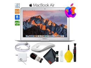 13 Inch MacBook Air 256GB SSD Intel Core i5 (Mid 2017, Silver) MQD42LL/A Laptop Computer Best Value Bundle Includes Wireless Mouse, USB Flash Drive, and Cleaning Kit 13 Inch MacBook Air 256GB SSD Intel Core i5 (Mid 2017, Silver) MQD42LL/A Laptop Computer Best Value Bundle Includes Wireless Mouse, USB Flash Drive, and Cleaning Kit