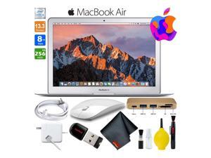13 Inch MacBook Air 256GB SSD Intel Core i5 (Mid 2017, Silver) MQD42LL/A Laptop Computer Bundle Includes Wireless Mouse, USB Flash Drive, USB 3.0 3-In-1 Hub, and Cleaning Kit 13 Inch MacBook Air 256GB SSD Intel Core i5 (Mid 2017, Silver) MQD42LL/A Laptop Computer Bundle Includes Wireless Mouse, USB Flash Drive, USB 3.0 3-In-1 Hub, and Cleaning Kit
