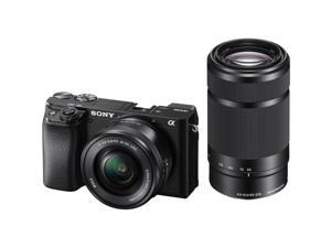 Sony Alpha a6100 Mirrorless Digital Camera with 16-50mm and 55-210mm Lenses Sony Alpha a6100 Mirrorless Digital Camera with 16-50mm and 55-210mm Lenses