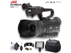 JVC UHD 4K Streaming Camcorder W/ Case, LED Light, Cleaning Kit and more. - Advanced Bundle