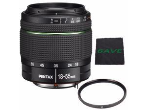 Pentax SMC DA 18-55mm f/3.5-5.6 AL Weather Resistant Lens + UV Filter + MicroFiber Cloth 6AVE Bundle Pentax SMC DA 18-55mm f/3.5-5.6 AL Weather Resistant Lens + UV Filter + MicroFiber Cloth 6AVE Bundle