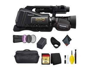 Panasonic HC-MDH3 AVCHD Shoulder Mount Camcorder (PAL Version) - Bundle with 32GB Memory Card + UV Filter Kit + Deluxe Lens Cleaning Kit and MORE Panasonic HC-MDH3 AVCHD Shoulder Mount Camcorder (PAL Version) - Bundle with 32GB Memory Card + UV Filter Kit + Deluxe Lens Cleaning Kit and MORE