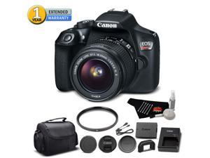 Canon EOS Rebel T6 Digital SLR Camera 1159C003 with 1855mm f3556 IS II Lens  Starter Bundle