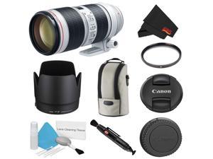 Canon EF 70-200mm f/2.8L IS III USM Lens Bundle w/ UV Filter (Intl Model)