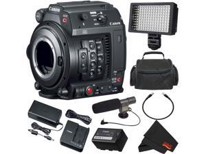Canon EOS C200 Cinema Camera EF Mount 2215C002 Plus Bundle with Camcorder Case, LED Light, and Microphone Canon EOS C200 Cinema Camera EF Mount 2215C002 Plus Bundle with Camcorder Case, LED Light, and Microphone
