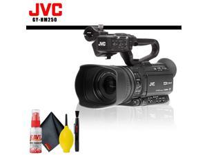 JVC UHD 4K Streaming Camcorder with Built-in Lower-Thirds Graphics + Cleaning Kit