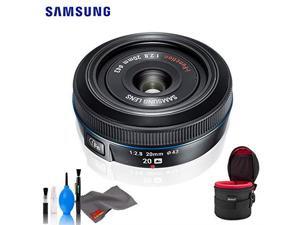 Samsung 20mm F.8 Pancake Lens F/NX (Black) - Standard Bundle Samsung 20mm F.8 Pancake Lens F/NX (Black) - Standard Bundle
