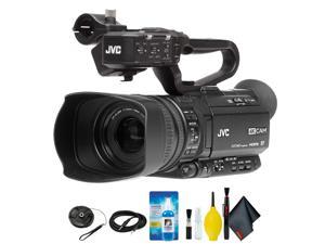 JVC GY-HM250 UHD 4K Streaming Camcorder with Built-in Lower-Thirds Graphics Camera Only Bundle Kit
