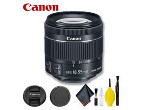 Canon EF-S 18-55mm f/4-5.6 IS STM Lens (Intl Model) Basic Bundle