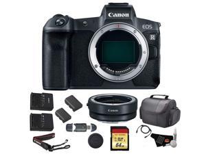 Canon EOS R Mirrorless Digital Camera (Body Only) Bundle w/ Mount Adapter + 64GB Memory Card + Replacement Battery & more Canon EOS R Mirrorless Digital Camera (Body Only) Bundle w/ Mount Adapter + 64GB Memory Card + Replacement Battery & more
