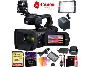 Canon Xa55 Professional Uhd 4K Camcorder 4K Video - 15X Zoom Lens - 128Gb Memory - Video Editing Software Bundle