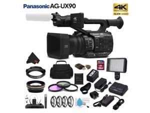 Panasonic AG-UX90 4K/HD Professional Camcorder (Intl Model) Studio Starter Bundle