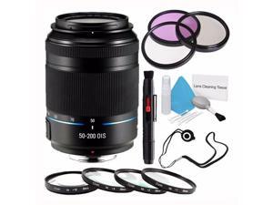 Samsung 50-200mm f/4.0-5.6 ED OIS Lens (Black) EX-T50200CSBUS + 3 Piece Filter Kit + Macro Close Up Kit + Lens Cap Keeper + Deluxe Cleaning Kit + Lens Pen Cleaner 6AVE Bundle Samsung 50-200mm f/4.0-5.6 ED OIS Lens (Black) EX-T50200CSBUS + 3 Piece Filter Kit + Macro Close Up Kit + Lens Cap Keeper + Deluxe Cleaning Kit + Lens Pen Cleaner 6AVE Bundle