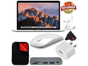 Apple 13.3" MacBook Pro (Mid 2017, Silver) MPXR2LL/A + Travel USB 5V Wall Charger for iPhone/iPad (White) + iHip IP-IV-WH Fiber Cord Headphone with In-Line Microphone Bundle Apple 13.3" MacBook Pro (Mid 2017, Silver) MPXR2LL/A + Travel USB 5V Wall Charger for iPhone/iPad (White) + iHip IP-IV-WH Fiber Cord Headphone with In-Line Microphone Bundle