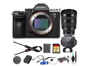 Sony Alpha a7 III Mirrorless Digital Camera Bundle - With Sony FE 24-105mm f/4 Lens, Bag, 64GB Memory Card, Memory Card Reader and More