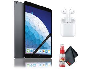 Apple 10.5" iPad Air (Early 2019, 64GB, Wi-Fi Only, Space Gray) with Airpods 2, Stylus and Cleaning Kit Apple 10.5" iPad Air (Early 2019, 64GB, Wi-Fi Only, Space Gray) with Airpods 2, Stylus and Cleaning Kit